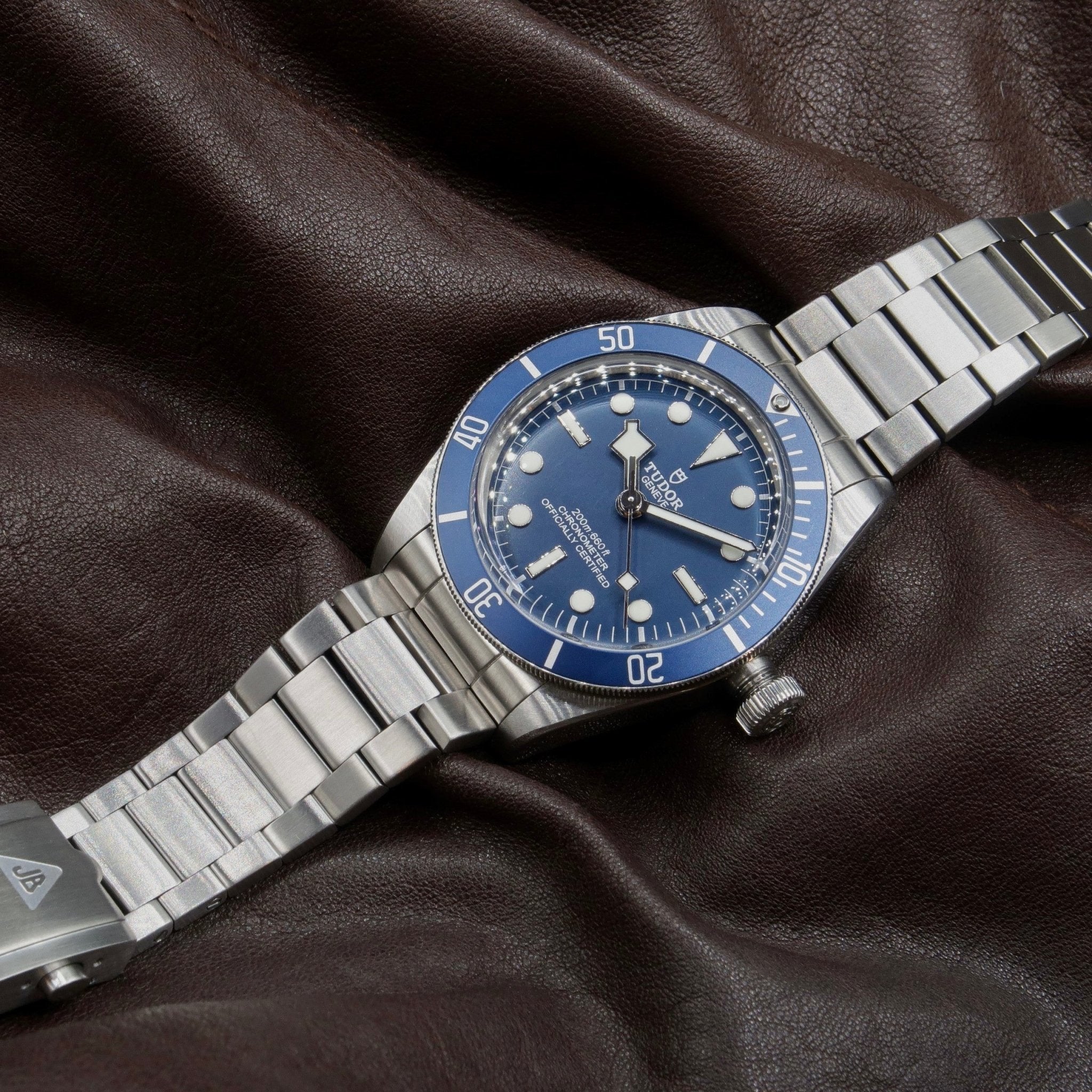 Brushed Contemporary Flat Link Bracelet for Black Bay 58