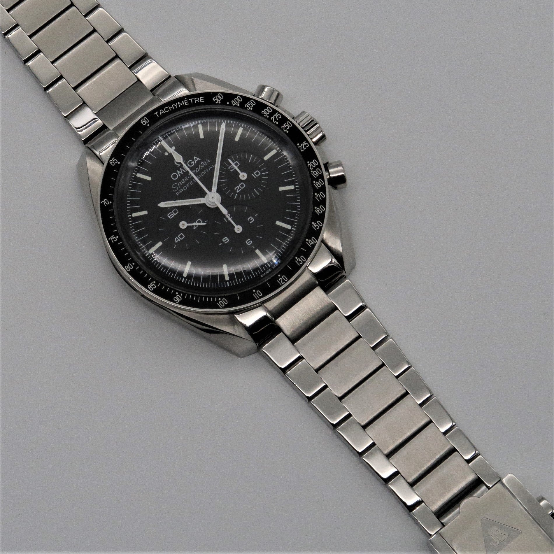 Forstner Contemporary Flat Link Bracelet for Omega Speedmaster