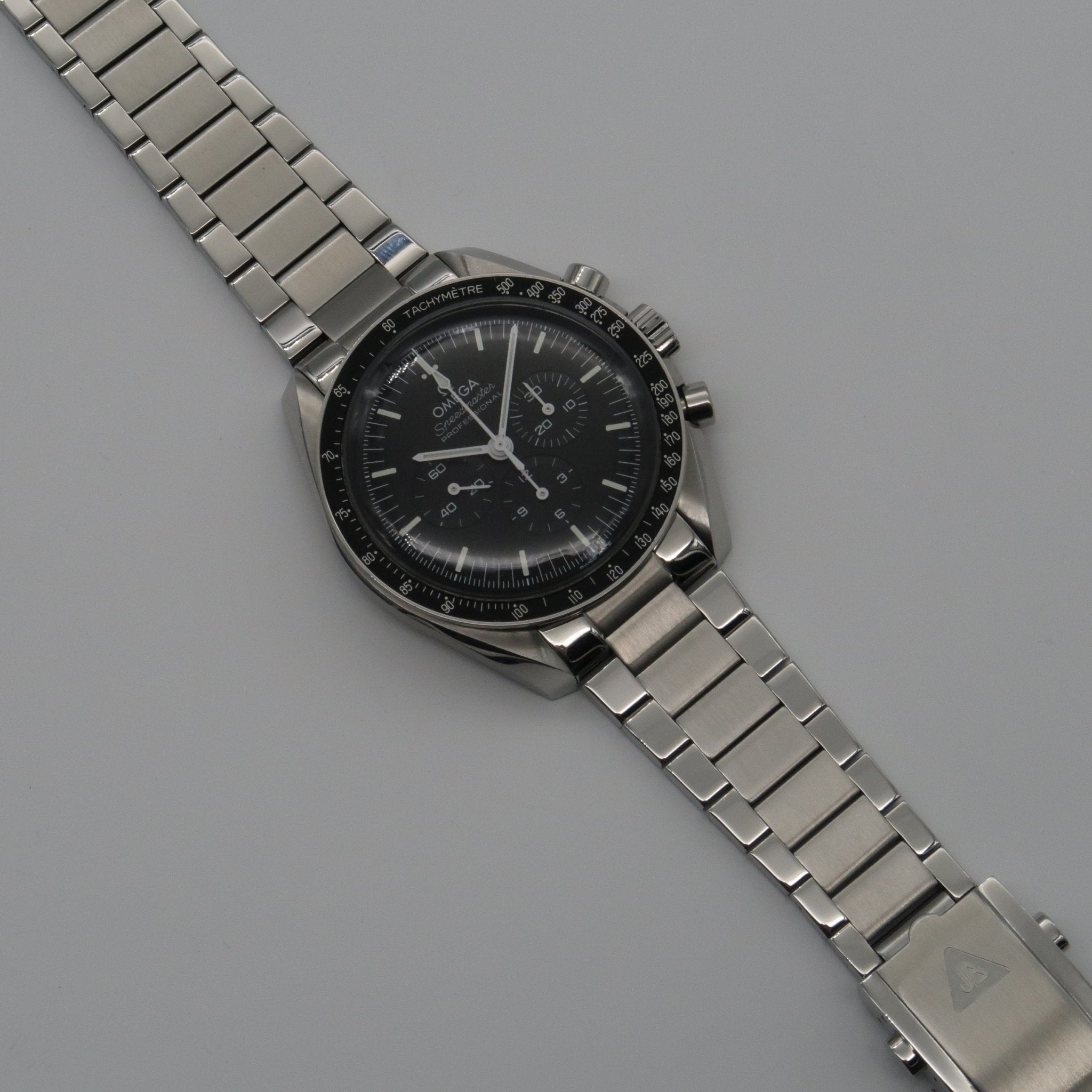 Forstner Contemporary Flat Link Bracelet for Omega Speedmaster