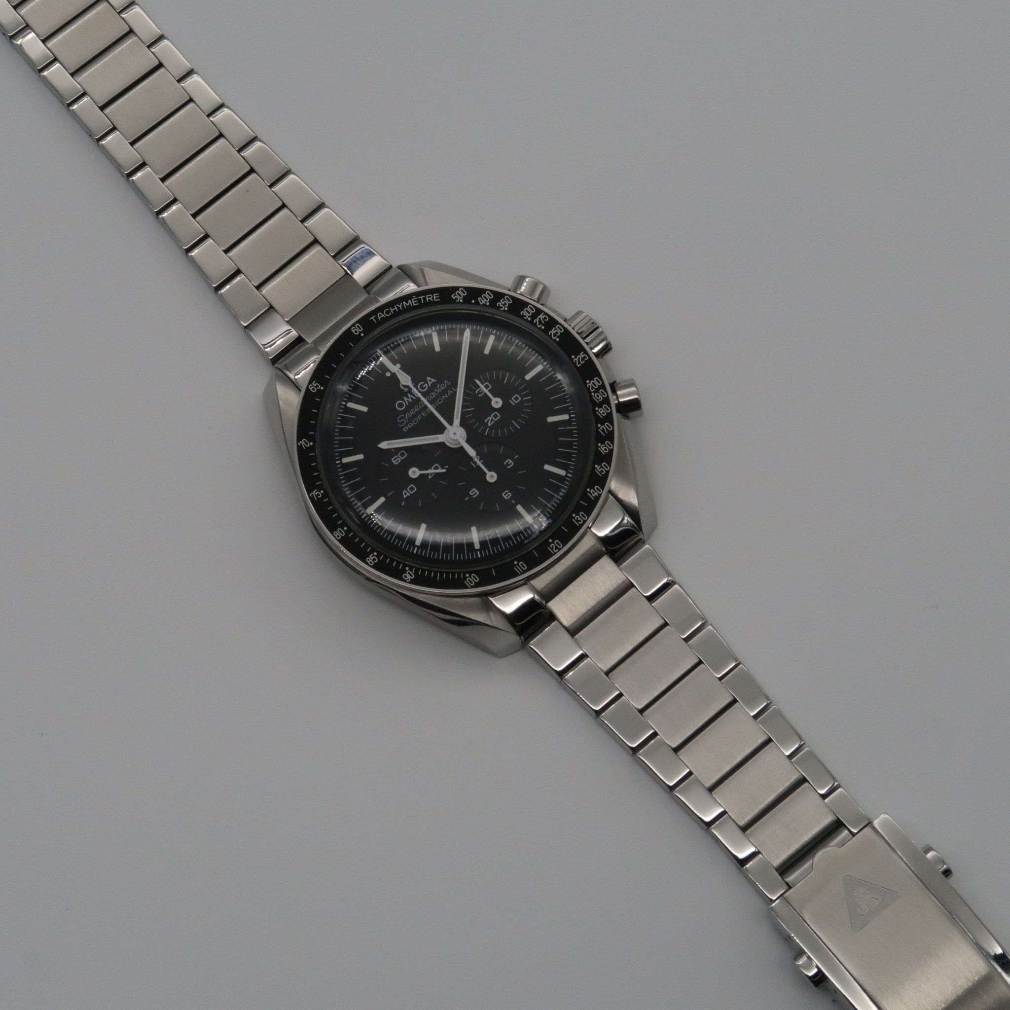 Forstner Contemporary Flat Link Bracelet for Omega Speedmaster