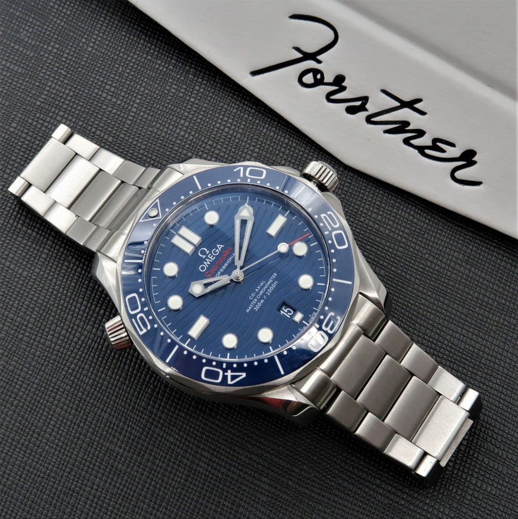 Forstner Contemporary Flat Link Bracelet for post-2018 Omega Seamaster