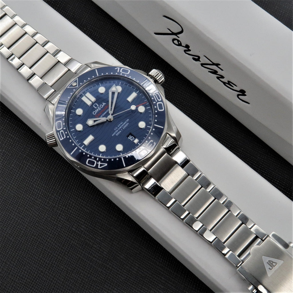 Forstner Contemporary Flat Link Bracelet for post-2018 Omega Seamaster