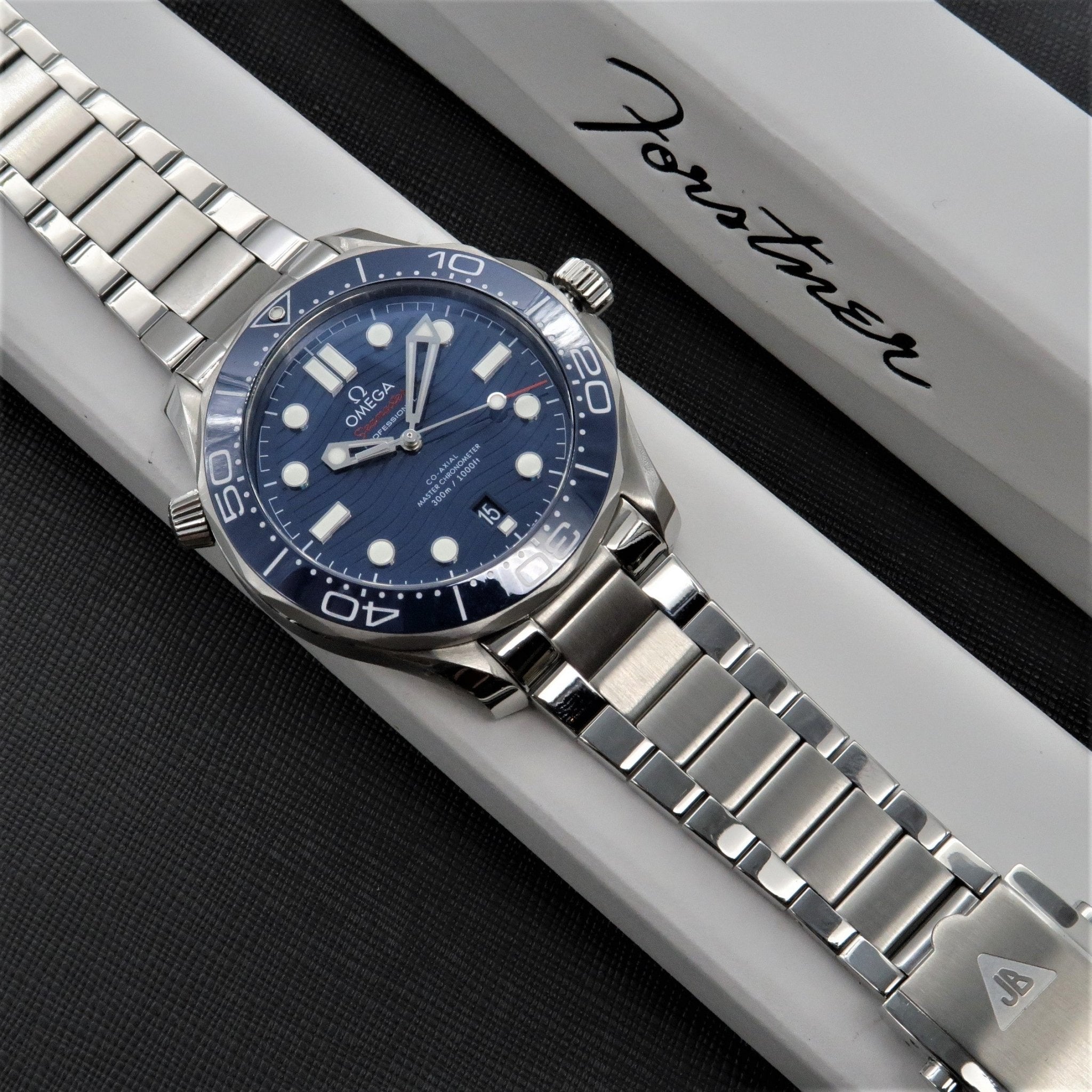 Forstner Contemporary Flat Link Bracelet for post-2018 Omega Seamaster