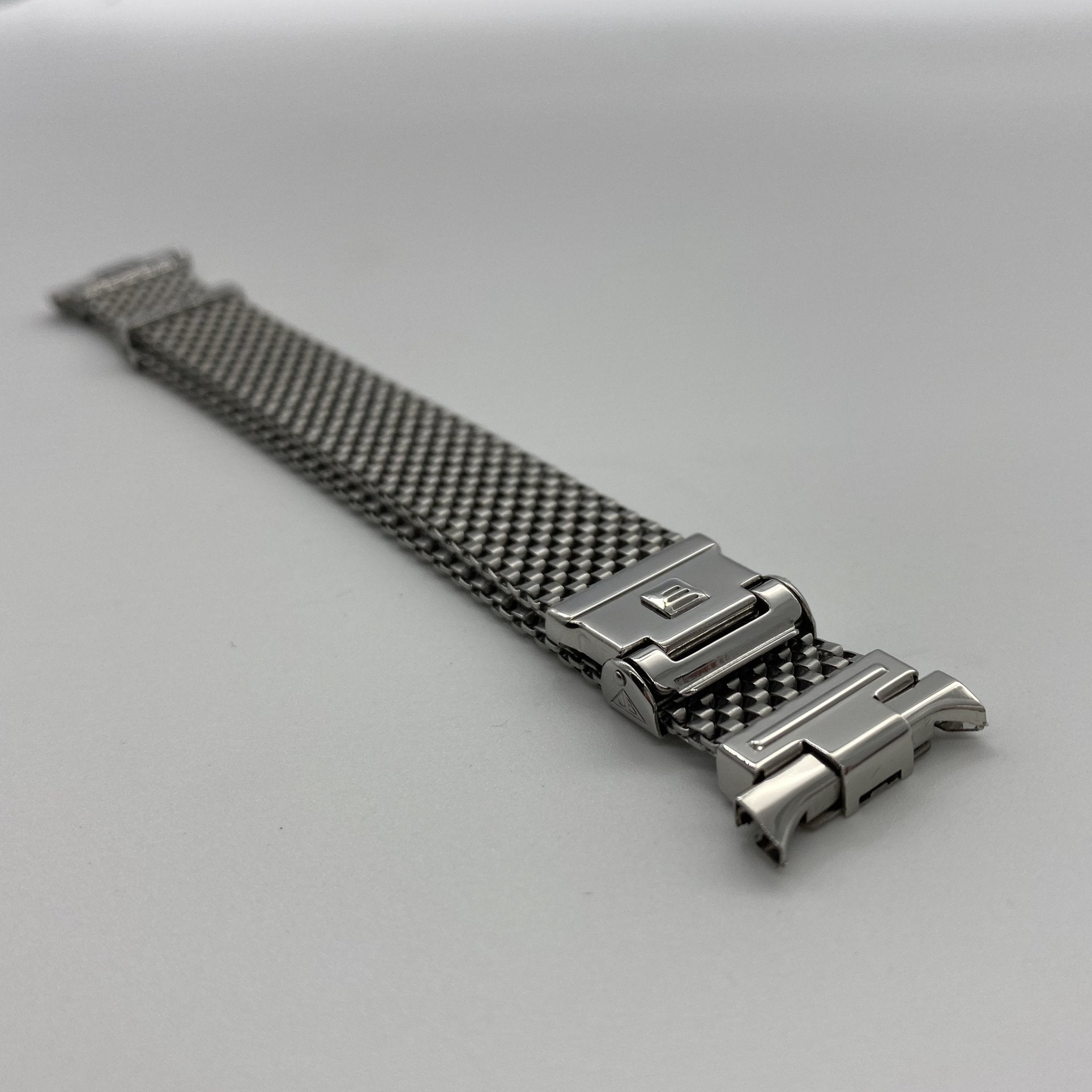 Forstner Komfit "JB" Mesh Watch Band with Horned Ends