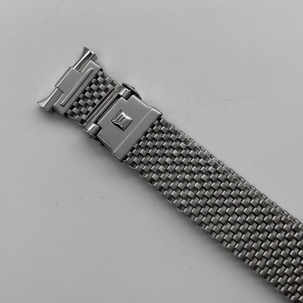 Forstner Komfit "JB" Mesh Watch Band with Horned Ends