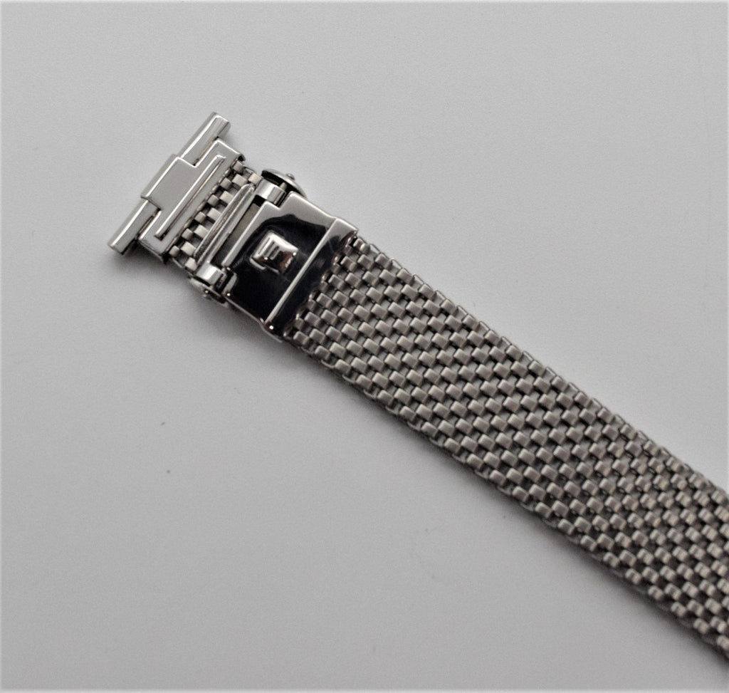 Forstner Komfit "JB" Mesh Watch Band with Straight Ends