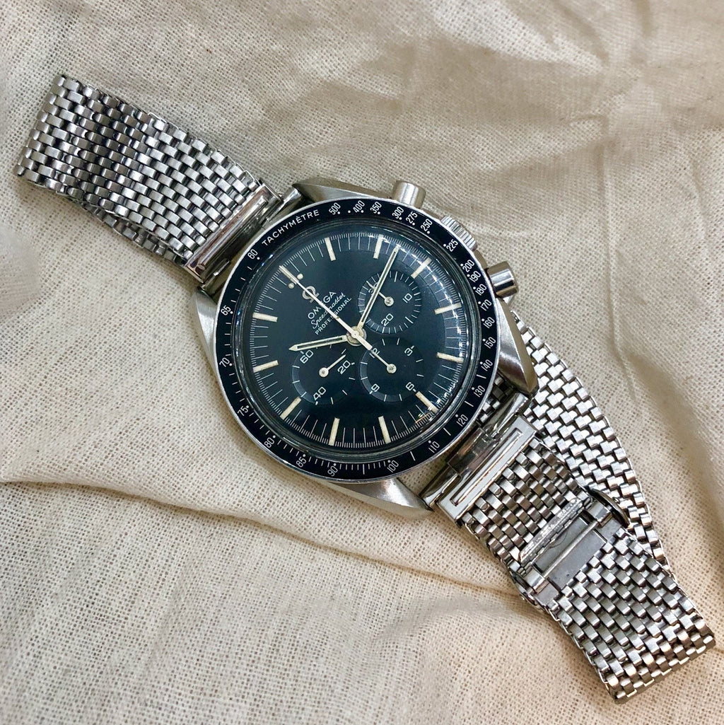 Forstner Komfit "JB" Mesh Watch Band with Straight Ends