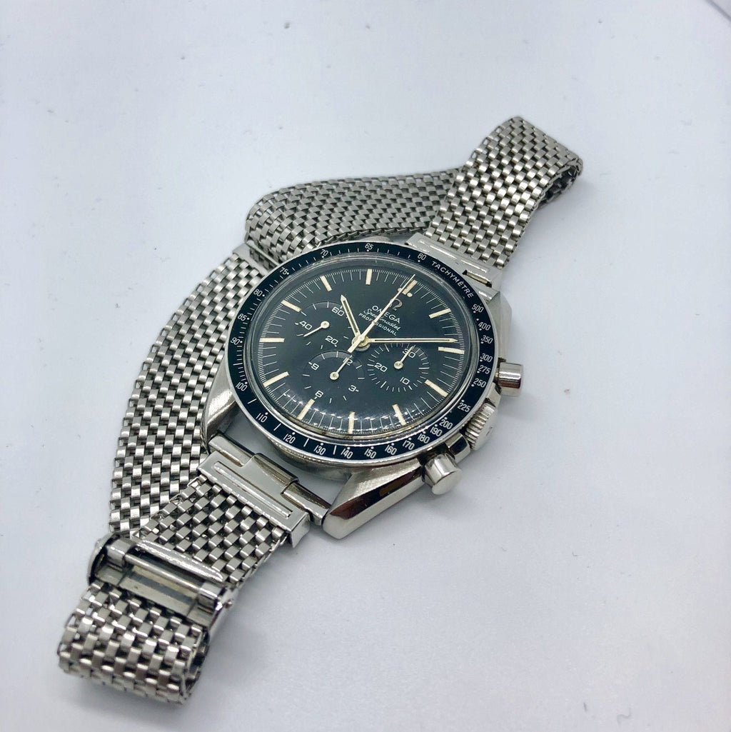 Forstner Komfit "JB" Mesh Watch Band with Straight Ends