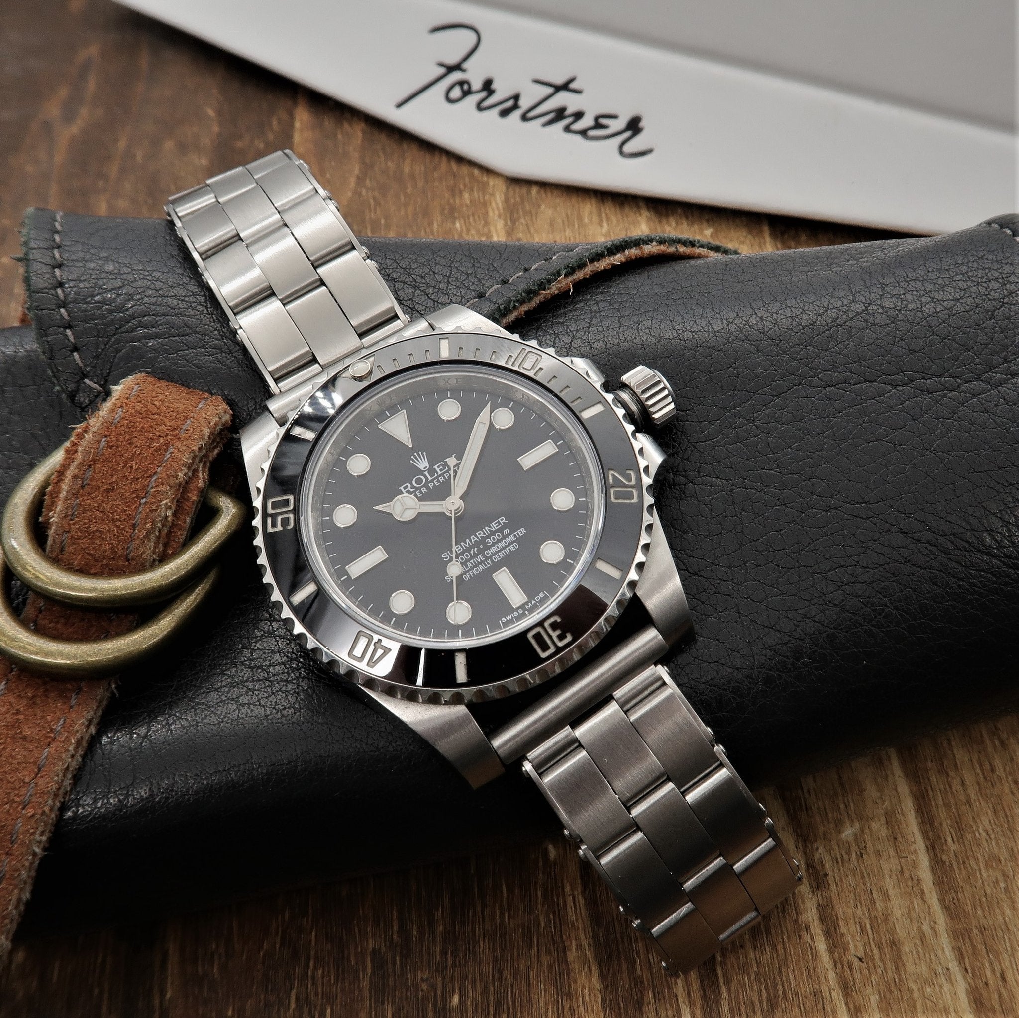 The Forstner Rivet Bracelet  with Solid Links